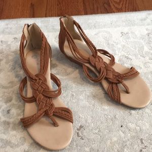Brown sandals (never worn.)